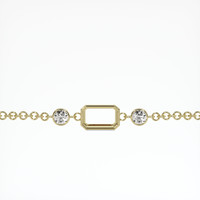 14K Yellow Gold Accent Stones Bracelet Setting Video
