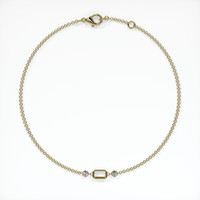 14K Yellow Gold Accent Stones Bracelet Setting Image