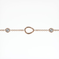 14K Rose Gold Accent Stones Bracelet Setting Video
