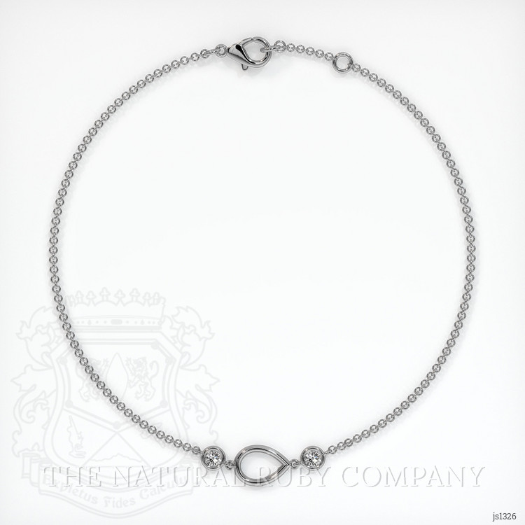 Silver Accent Stones Bracelet Setting