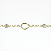 14K Yellow Gold Accent Stones Bracelet Setting Video