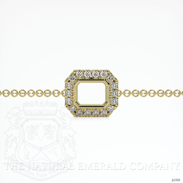 Pave Emerald Bracelet <span>0.98</span>&nbsp;<span class="tooltip-light">Ct.Tw.<span class="tooltiptext">Total Carat Weight</span></span>, 18K Yellow Gold