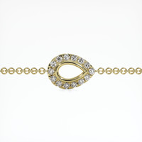 14K Yellow Gold Pave Bracelet Setting Video