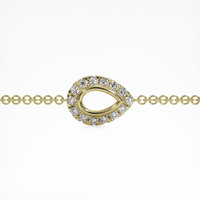 18K Yellow Gold Pave Bracelet Setting Video