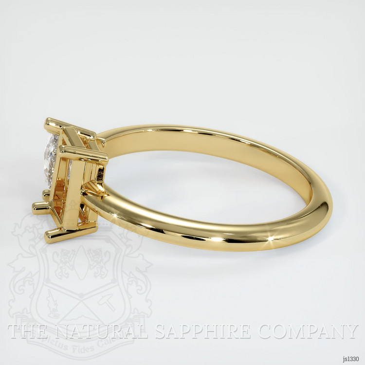14K Yellow Gold Accent Stones Ring Setting