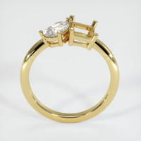 18K Yellow Gold Accent Stones Ring Setting Image