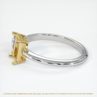 14K Yellow & White Accent Stones Ring Setting Image
