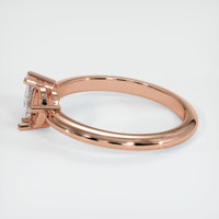 14K Rose Gold Accent Stones Ring Setting Image