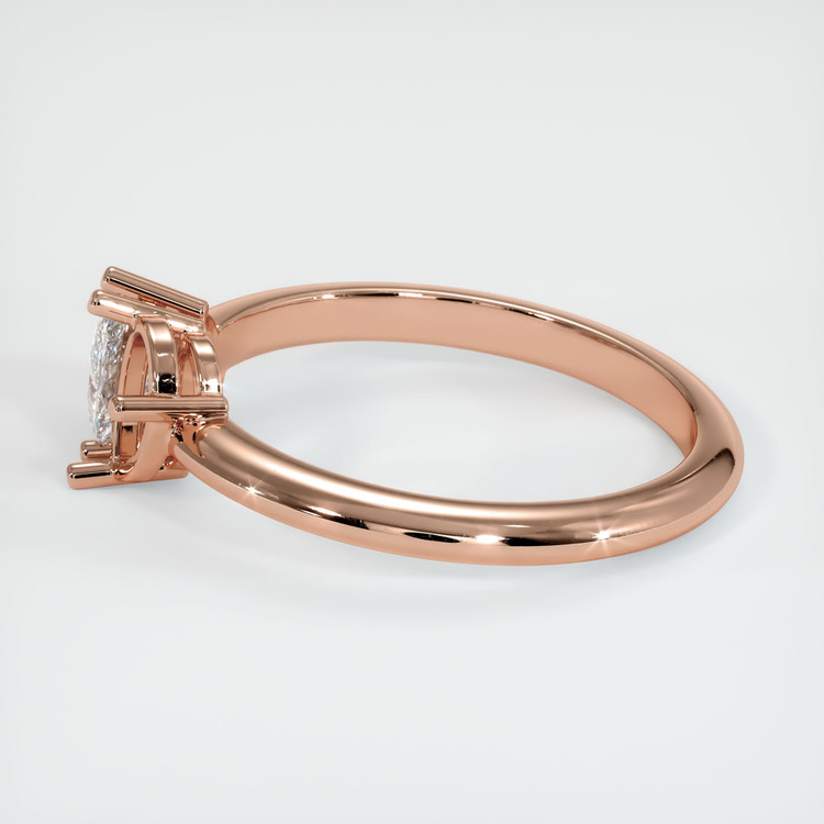 14K Rose Gold Accent Stones Ring Setting