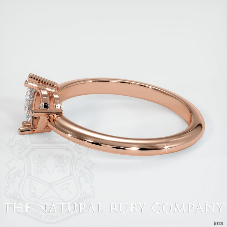 14K Rose Gold Accent Stones Ring Setting