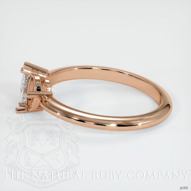 18K Rose Gold Accent Stones Ring Setting