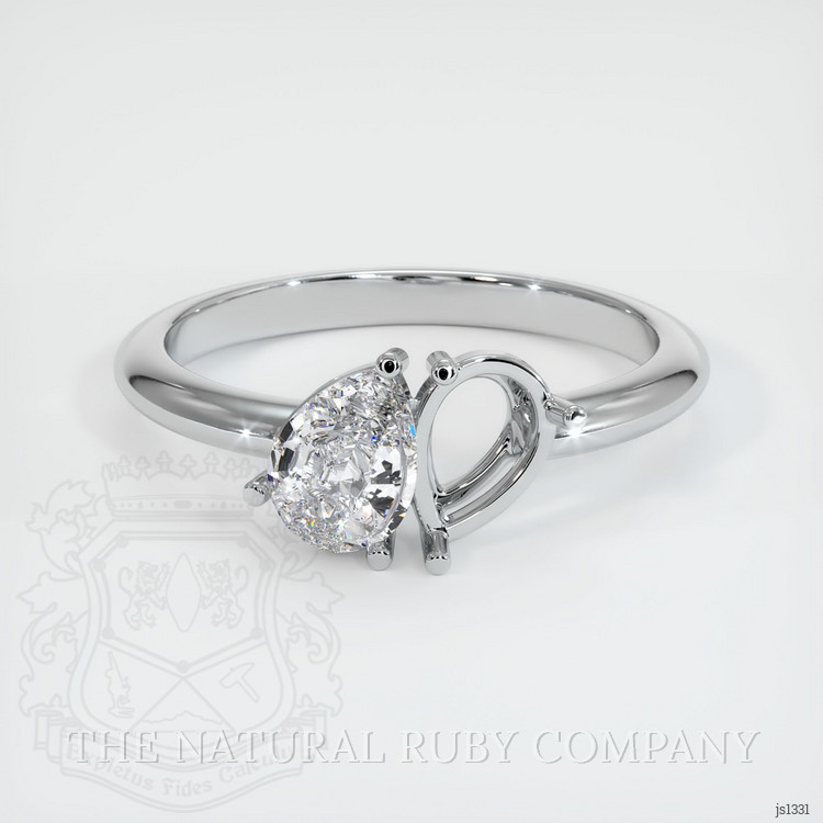 Silver Accent Stones Ring Setting