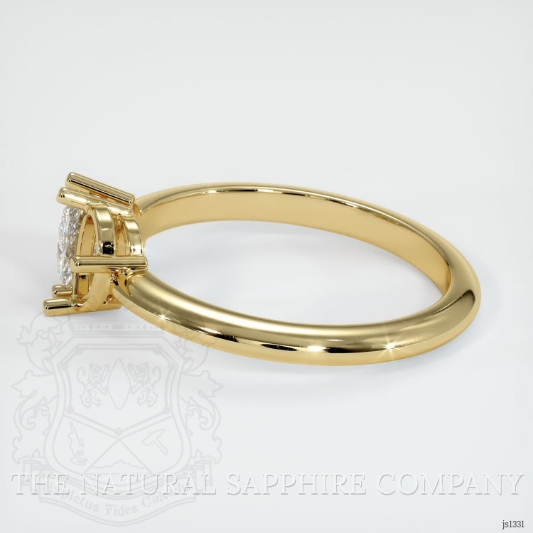 10K Yellow Gold Accent Stones Ring Setting