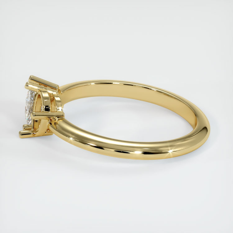 14K Yellow Gold Accent Stones Ring Setting