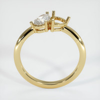 14K Yellow Gold Accent Stones Ring Setting Image