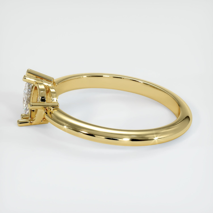 18K Yellow Gold Accent Stones Ring Setting