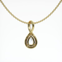 18K Yellow Gold Solitaire Pendant Setting Video