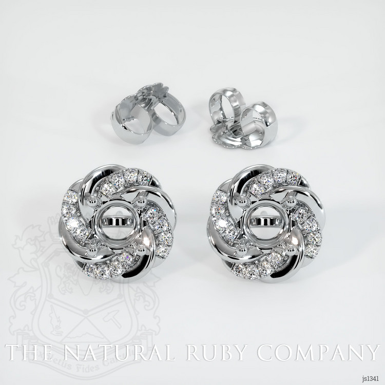 Platinum 950 Studs Earring Setting