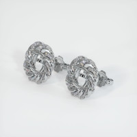 Platinum 950 Studs Earring Setting Video