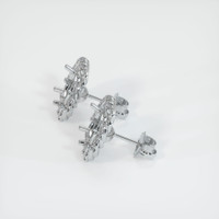 Platinum 950 Studs Earring Setting Image