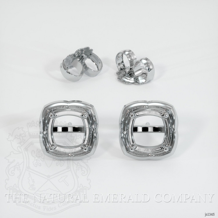 Platinum 950 Studs Earring Setting