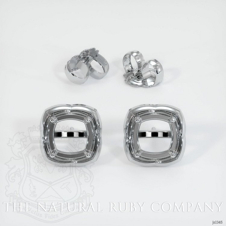 Platinum 950 Studs Earring Setting