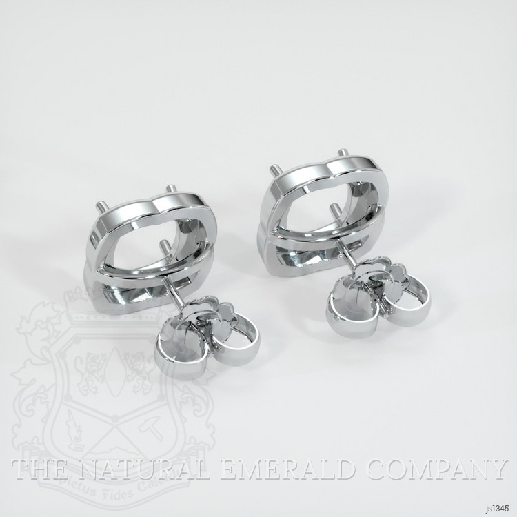 Platinum 950 Studs Earring Setting