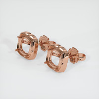 14K Rose Gold Studs Earring Setting Video