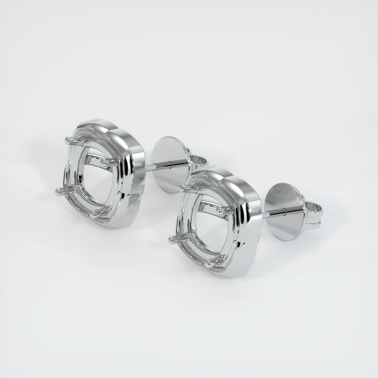 Studs Spinel Earring <span>7.48</span> <span class="tooltip-light">Ct.Tw.<span class="tooltiptext">Total Carat Weight</span></span>, 14K White Gold