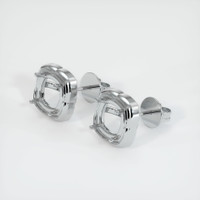 18K White Gold Studs Earring Setting Video