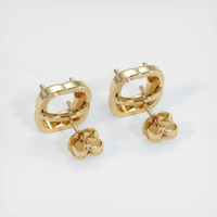 18K Yellow Gold Studs Earring Setting Image