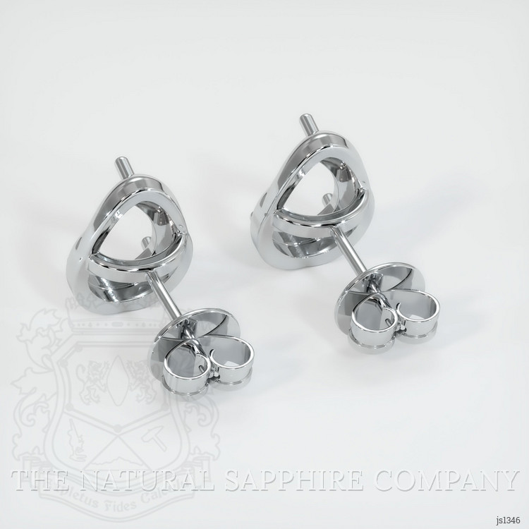 Platinum 950 Studs Earring Setting