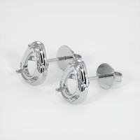 14K White Gold Studs Earring Setting Video