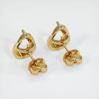 14K Yellow Gold Studs Earring Setting Image
