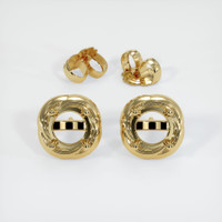 18K Yellow Gold Studs Earring Setting Image