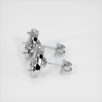14K White Gold Studs Earring Setting Image