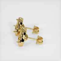 18K Yellow Gold Studs Earring Setting Image