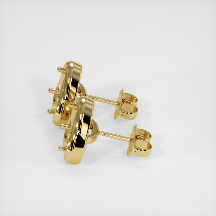 18K Yellow Gold Studs Earring Setting