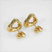 18K Yellow Gold Studs Earring Setting Image