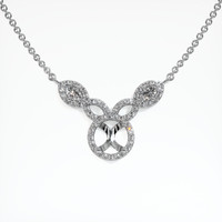 10K White Gold Pave Necklace Setting Video
