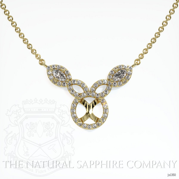  Emerald Necklace 1.08 Ct. 18K Yellow Gold