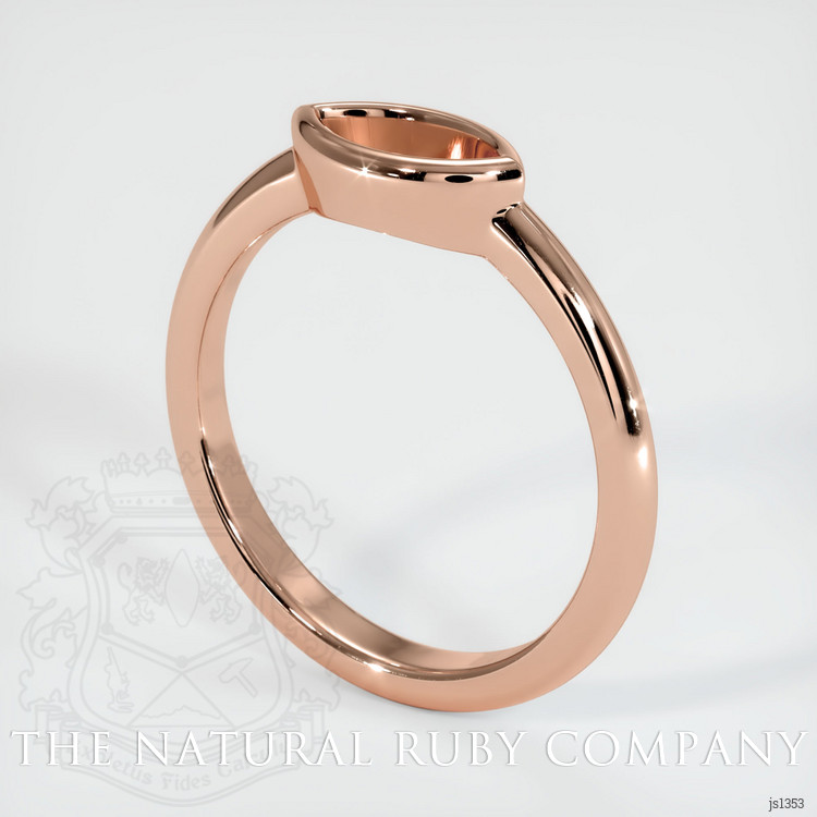 14K Rose Gold Vedic Ring Setting