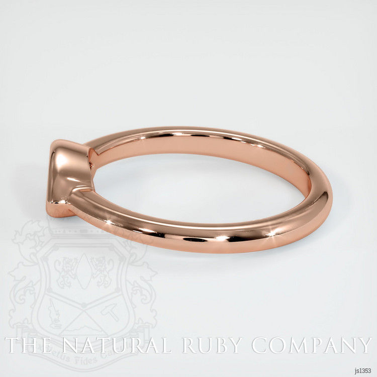 14K Rose Gold Vedic Ring Setting