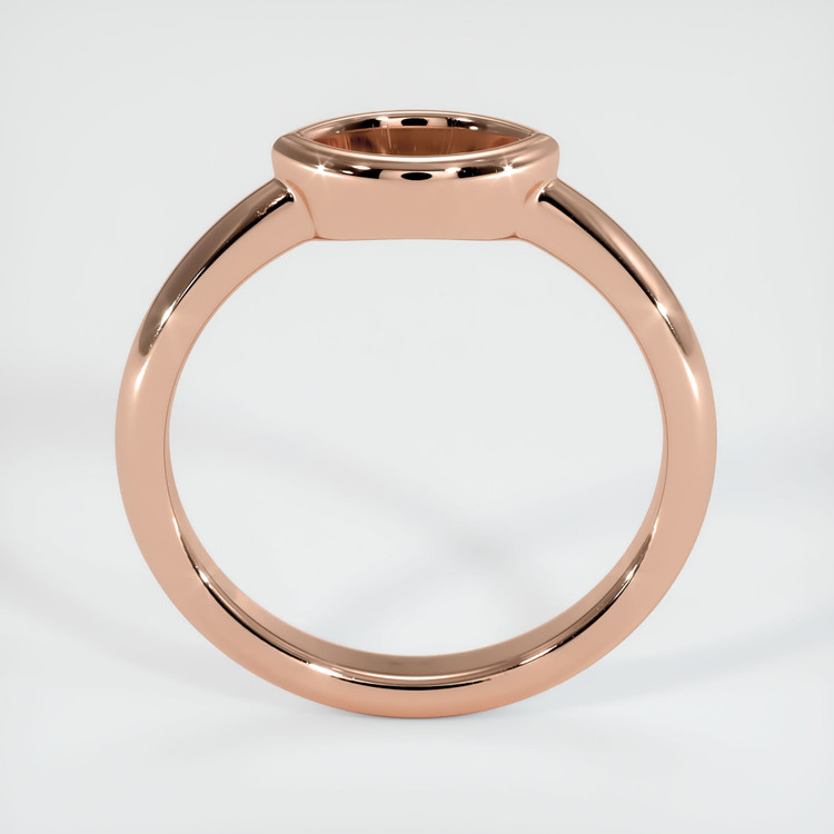 14K Rose Gold Vedic Ring Setting