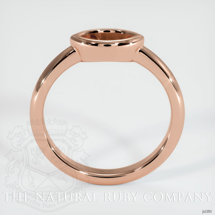 14K Rose Gold Vedic Ring Setting