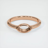 18K Rose Gold Vedic Ring Setting Image
