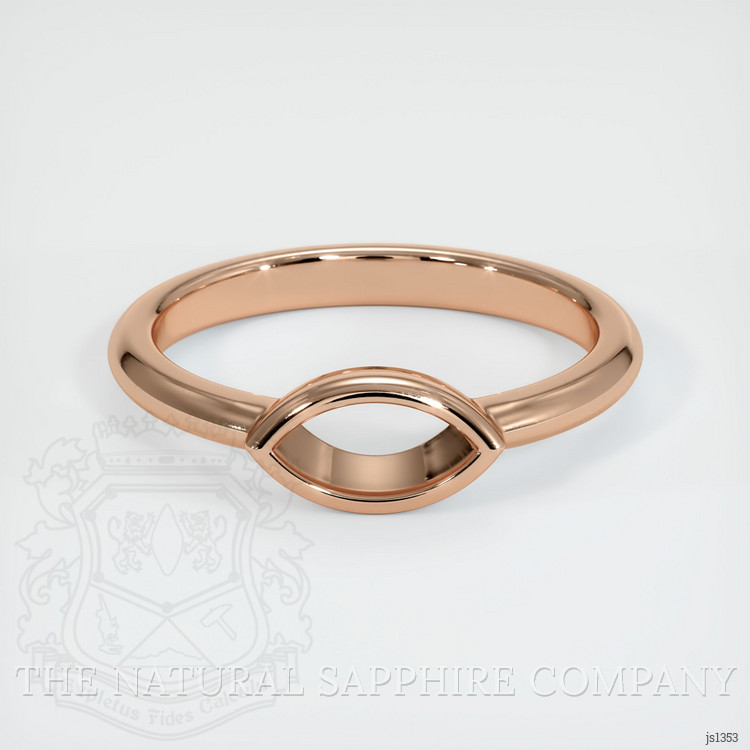 18K Rose Gold Vedic Ring Setting