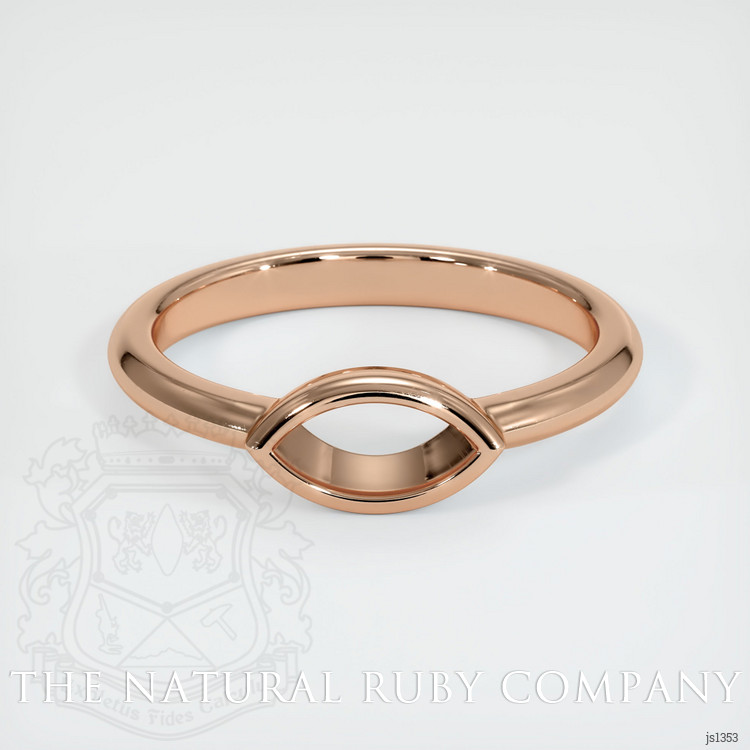 18K Rose Gold Vedic Ring Setting