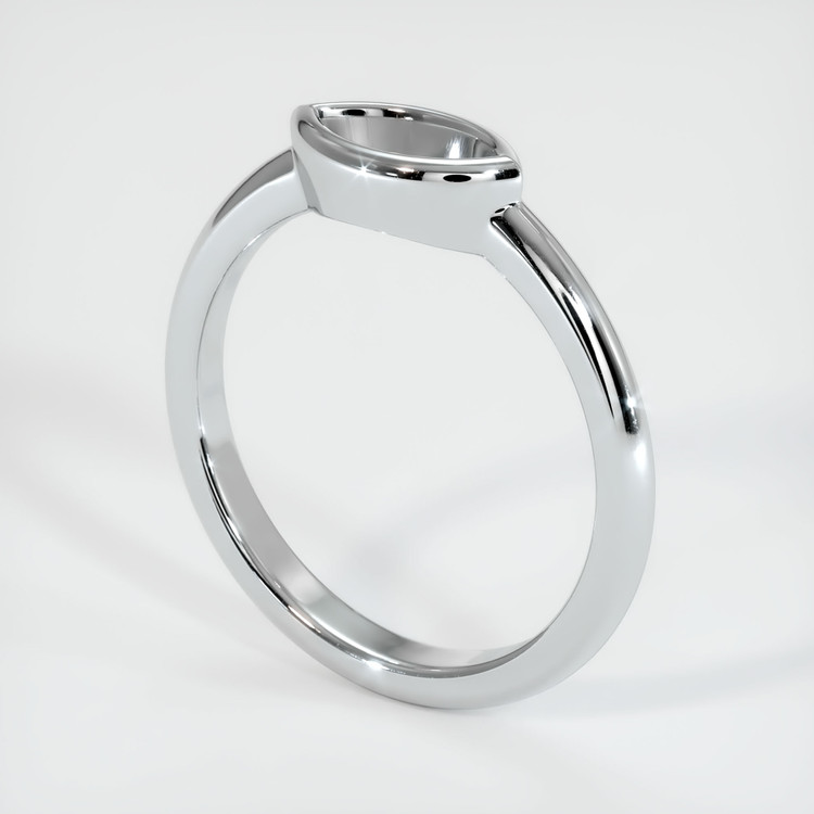10K White Gold Vedic Ring Setting