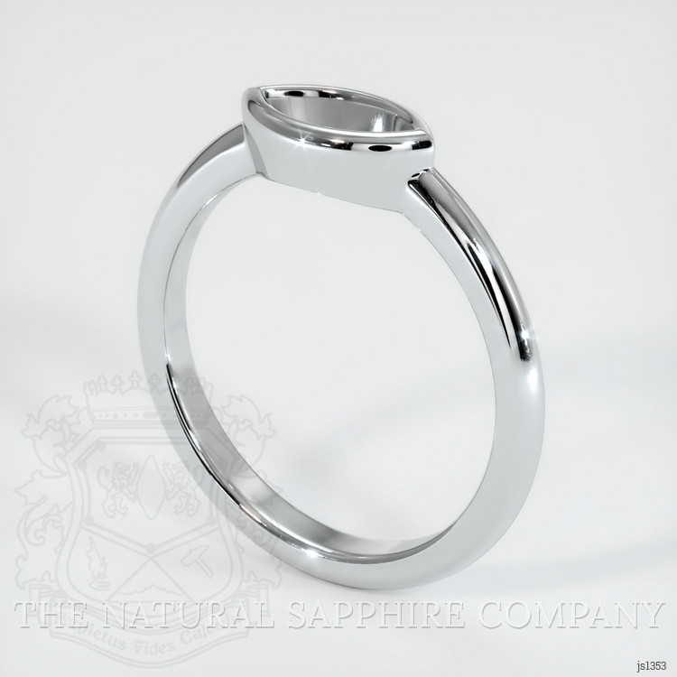 14K White Gold Vedic Ring Setting